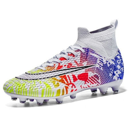 

New Men s AG Cleat Soccer Shoes Professional Outdoor Anti-skid Breathable Training Shoes For Super Foot Bowl