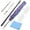 Light Gray, variant on 1 Set Flute Cleaning Brush Cloth – Instrument Care Kit, Plastic Cleaning Tool Accessories, for Flute, Clarinet, Recorder, Hygienic，Light Gray - A