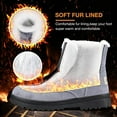thumbnail image 4 of Winter Snow Boots for Women Comfortable Outdoor Anti-Slip Ankle Boots, 4 of 7