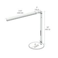 thumbnail image 2 of Koncept Ar1000-Wd-Dsk Z-Bar 1 Light 18" Tall Integrated Led Boom Arm Desk Lamp - Black, 2 of 2