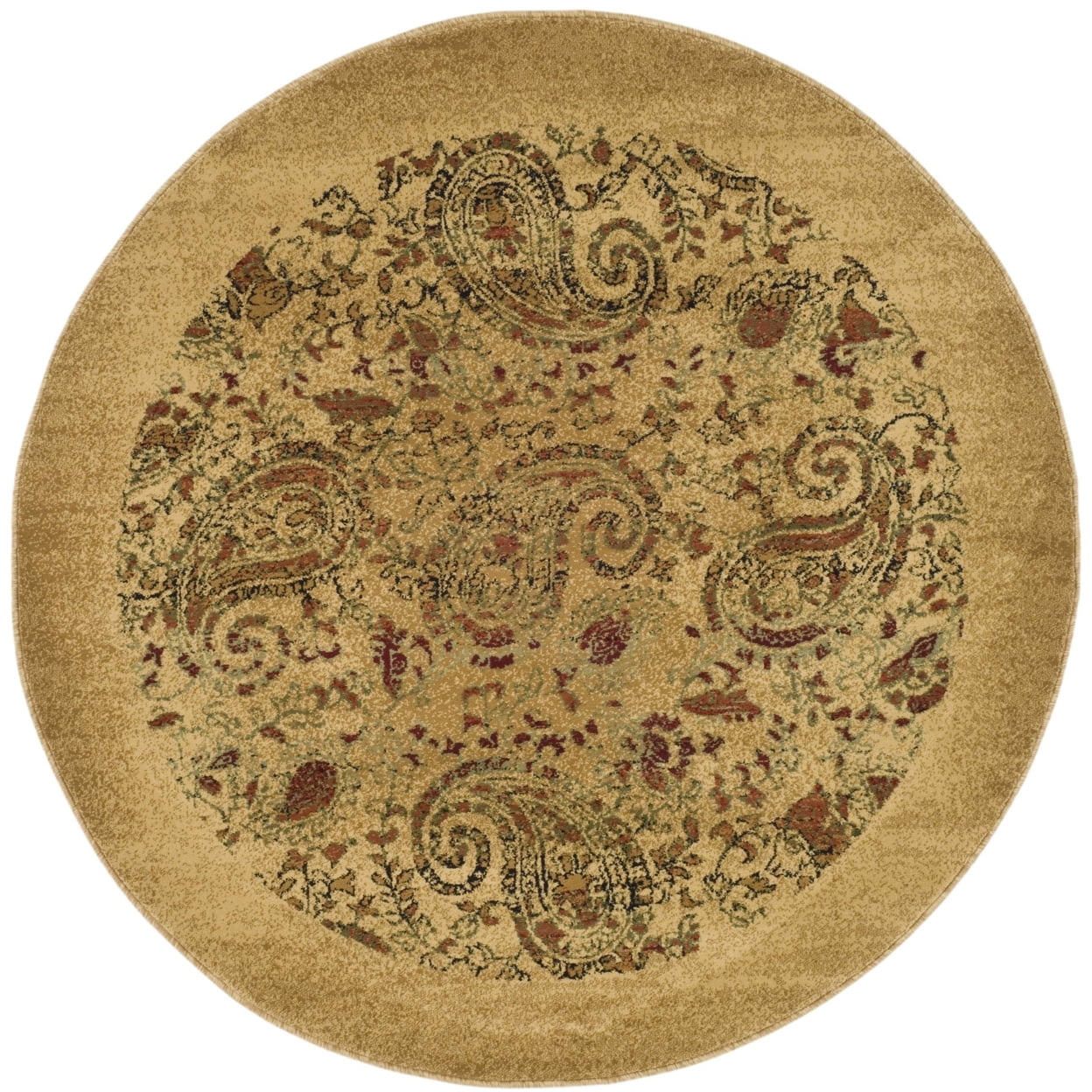 SAFAVIEH Lyndhurst Julia Traditional Floral Runner Rug, Beige/Multi, 2'3" x 22'