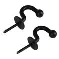 thumbnail image 2 of 2pcs Curtain Tiebacks Wall Hooks Decorative Holdbacks Exquisite Holder for Window Draperies Curtains Drape, 2 of 4