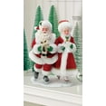 thumbnail image 3 of Department 56 Possible Dreams Santa and Mrs. Claus Holiday on Ice Christmas Figurine 10.5in H, 3 of 5