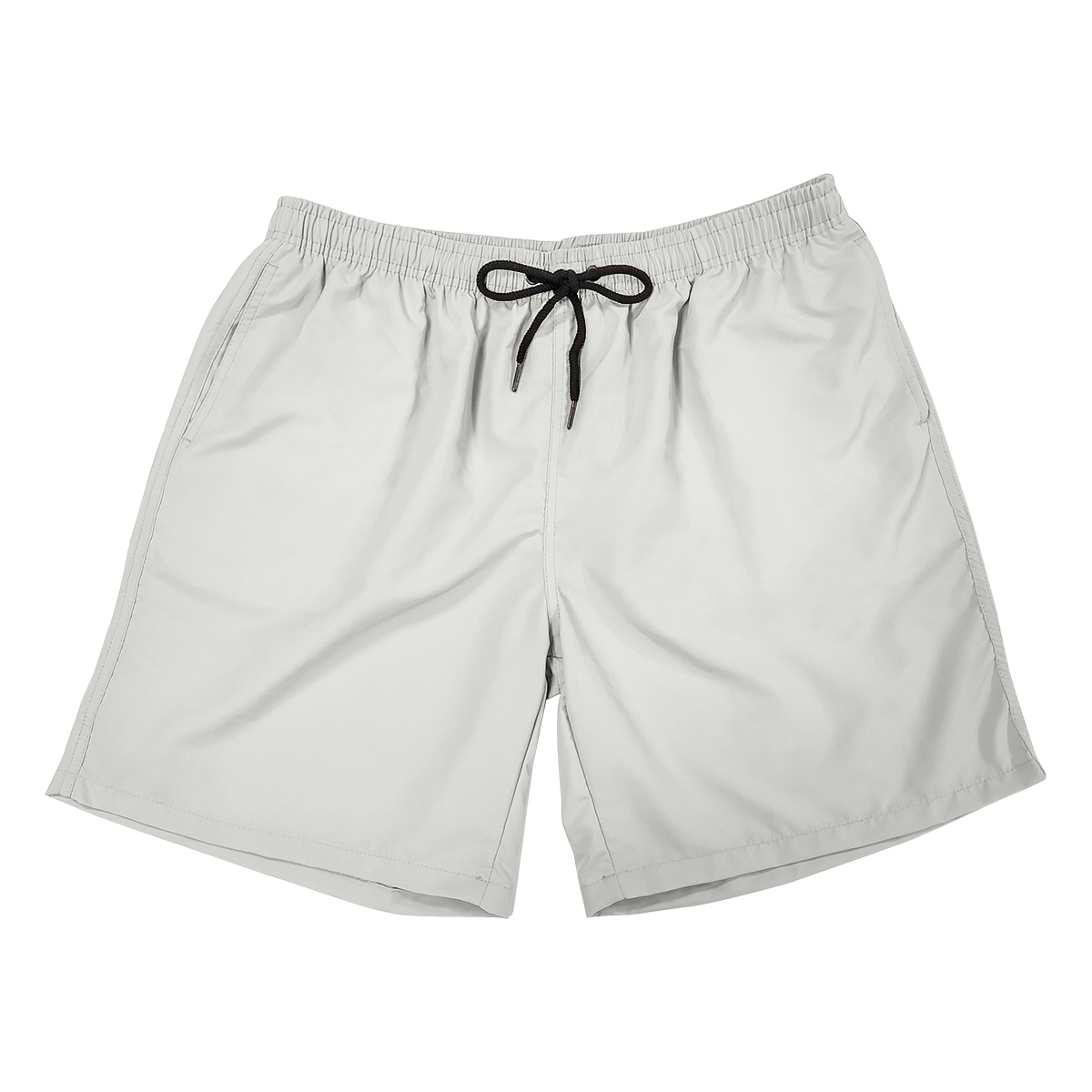 Plain white swimshort for mens