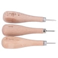 thumbnail image 4 of Leather Awl,3Pcs Leather Awl High Sewing Awl Tool Leather Stitching Awl Built to Last, 4 of 8