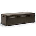thumbnail image 1 of Baxton Studio Dennehy Faux Leather Multipurpose Storage Ottoman Bench, 1 of 5