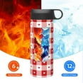 thumbnail image 6 of Sikiie geometric with hearts Print 18OZ Insulated Straw Cup, Portable Leak-proof Sports Water Bottle, Stainless Steel Water Cup Suitable for Home and Outdoor, 6 of 8