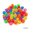 thumbnail image 4 of 1000pieces sueltas de 8 mm acrílico con agujero de 1.5mm de huellas cuadradas de dados cuadrados para la joyería de haciendo tobilleras Transparente Hugo Cuentas de Acrílico, 4 of 8
