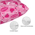 thumbnail image 3 of Goofa Poodle Dog Print Plush Throw Pillow Case, Soft Velvet with Hidden Zipper, Decorative Cushion Cover for Sofa, Bed, Car, and Home Décor-14"x20", 3 of 6