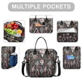 thumbnail image 2 of OBREWU Pioneer Flower Womens Lunch Box for Work,Insulated Large Pioneer Flower Lunch Bag for Women,Loncheras Para Mujer,Leakproof Adult Lunch Bag for Work,Beach,Travel,Picnic,Camping, 2 of 7