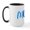 White/Black Inside, variant on CafePress - MOM | Evil Eye - 15 oz Ceramic Large White Novelty Mug