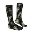 thumbnail image 3 of Fotbe Jellyfish print Women's Men's Novelty Crew Socks Cotton Socks Knee High Socks for Walking,Running,Nurses,Pregnancy, 3 of 9