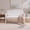 Beige, variant on Sailvan Nordic Modern Chenille Loveseat,Compact 2-Seater Upholstered Sofa with Dual Armrests for Living Room,Bedroom,and Small Spaces Pink