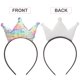 thumbnail image 4 of KAKOWELY 6 diademas brillantes con forma de corona para niñas, con lentejuelas, para fiestas., 4 of 5