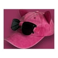 thumbnail image 4 of ROZYARD Men Cat Ear Baseball Cap Adjustable Cap Summer Hat with Sunglasses Decor, 4 of 21