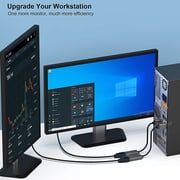 DisplayPort to HDMI Adapter Cable 8K 60Hz,4K 240Hz, Unidirectional DisplayPort 1.4 to HDMI 2.1 Cable Adapter, Supports RTX4080, RX7900
