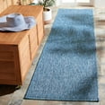 thumbnail image 3 of SAFAVIEH Courtyard Wayra Solid Indoor/Outdoor Runner Rug, Navy/Navy, 2'2" x 9', 3 of 6