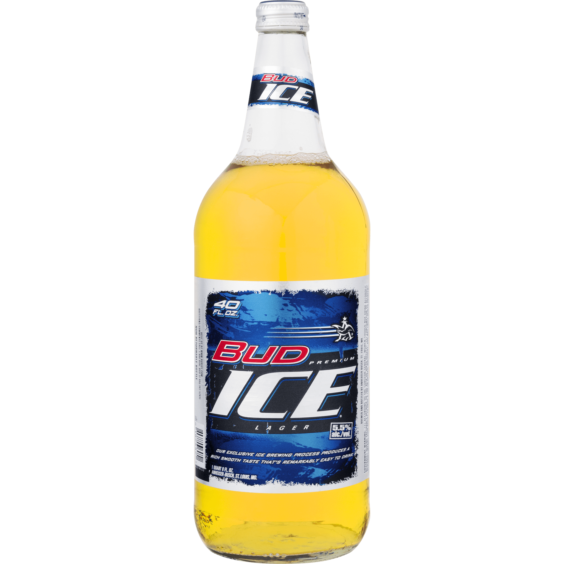 Bud Ice Lager 40 Oz 0 Fl Com