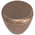 thumbnail image 7 of Simpli Home Preston 22 inch Wide Modern Industrial Metal Side Table in Antique Copper, Fully Assembled, 7 of 7