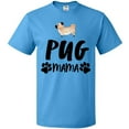 thumbnail image 3 of Inktastic Pug Mama with Paw Prints T-Shirt, 3 of 5