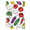 thumbnail image 7 of FORMRS 1-Subject Spiral Notebook 8" x 5" College Ruled 60 Refillable Sheet A5 Hard Cover, Red Vegetables Pattern, 7 of 7