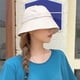 thumbnail image 4 of Sombreros de algodón para mujer, sombrero de playa para el sol, adolescentes, niñas, ala ancha, gorras de pescador de verano, 4 of 6