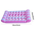 thumbnail image 2 of (Rosa) Hamaca Inflable Piscina Silla Flotante para Adultos Agujero Malla Flotante Barco Flotante Asiento Sombra Soporte Malla Respaldo, 2 of 9