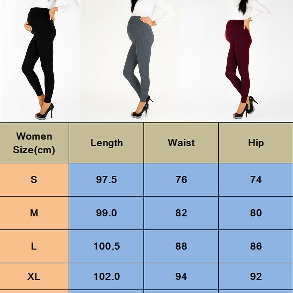 Leggings de Maternite Femmes Enceintes Pantalons de Grossesse Taille Basse pour Pantalons Minces de Maternite