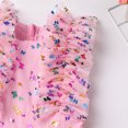 thumbnail image 2 of IDOPIP Baby Girls Sequins Tutu Dress Butterfly Daisy Polka Dots Princess Tulle Evening Gown, 2 of 7