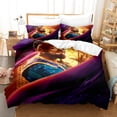 thumbnail image 1 of Juego de edredón doble Jasmine Bedding Juego de edredón Jasmine para niñas y niños, suave, transpirable, resistente a la decoloración, 3 piezas, incluye 1 edredón y 2 fundas de almohada, 1 of 2