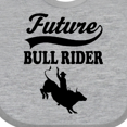 thumbnail image 4 of Inktastic Future Bull Rider Rodeo Riding Boys Baby Bib, 4 of 4