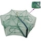 thumbnail image 1 of Red de pesca plegable portátil para peces, camarones, cangrejos, cangrejos, trampa de malla fundida, automática, fácil de usar, jaula hexagonal de 6 agujeros, cangrejo, peces y camarones, 1 of 3