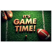 LUUFILx Game Day Party Backdrop Banner for Sports Events and Celebrations Football Decorations Background Photography Props Tailgate Decor Party Supplies