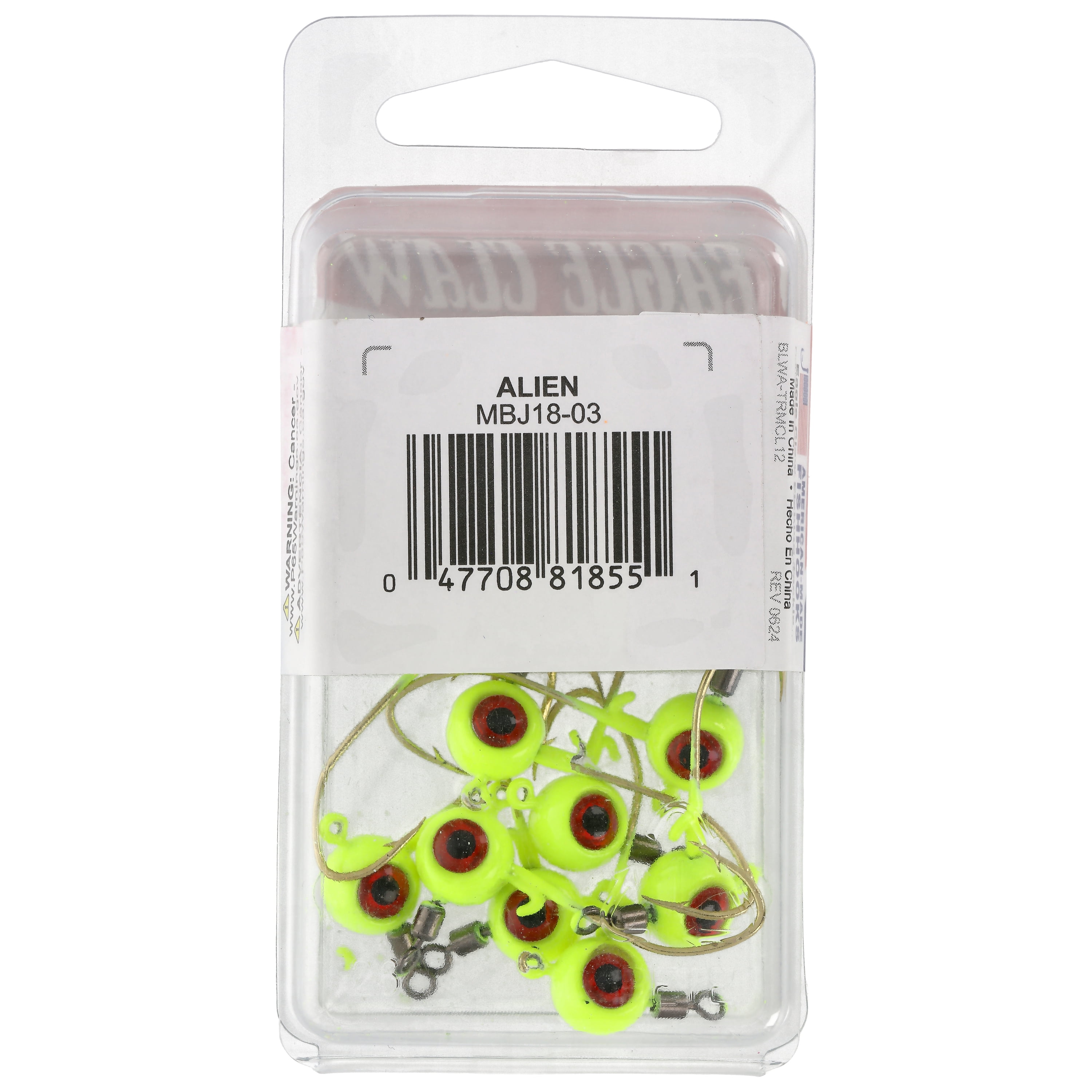 Eagle Claw Ladder Jig 1/8 oz Chartreuse