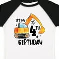thumbnail image 4 of Inktastic Construction Truck It's My 4th Birthday Boys or Girls Toddler T-Shirt, 4 of 5