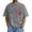 Grey, variant on Washed Vintage T Shirts for Men 2026 Summer Casual Short Sleeve Crewneck Rose Flower Graphic Tees