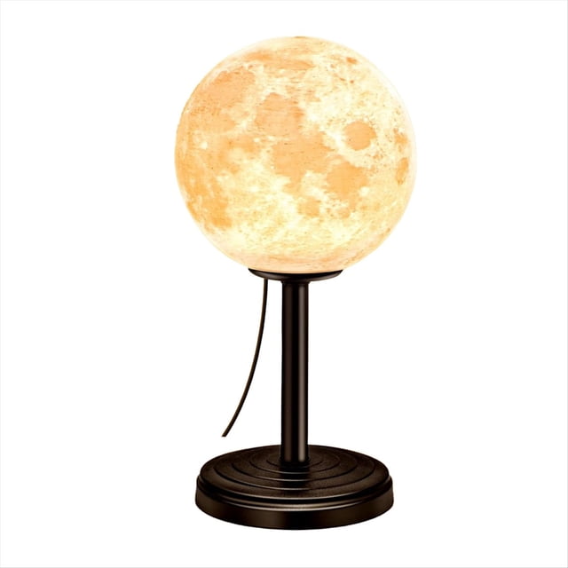 Lámpara de Luna 3D Lámpara de Mesita de Noche para Dormitorio - Lámparas de Noche Regulables Lámpara Pequeña Luz de Escritorio LED para Dormitorio, Hogar, Dormitorio