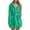 Mint Green, variant on Kaemgyyd Hooded Robes for Women Plush Fleece Long Sleeve Kimono Soft Bathrobe Fall Winter Warm Short Robe Lounge Sleepwear with Belt