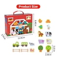 thumbnail image 4 of TOOKYLAND Playset in a Box - Portable Toy Set with Wooden Figurines and Accessories, Ages 3+, 4 of 9