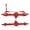 Red, variant on Suodoka Metal Gear Axle Set Front Rear Replacement for D90 MN90 1/12 RC Car Black 7.87 inches / 20 cm