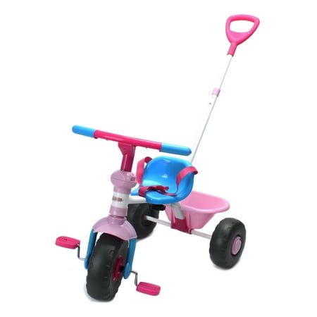 Kids' Tricycle with Handle and Seat for 1-3 Years Old