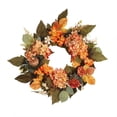 thumbnail image 2 of BUTASY Halloween Wreath for Front Door, Fall Artificial Flower Wreath for Halloween Indoor Decorations Centerpiece Party Holiday Wall Home Decor, 2 of 9