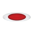 thumbnail image 2 of Mini Red 6 LED Glo Halo Truck Trailer Side Marker Clearance Lights / Bezel, 2 of 3
