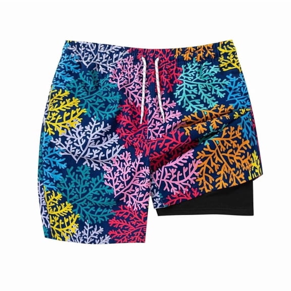 oqasdz Boys Shorts Drwastring Waist Athletic Shorts with Mesh Liner Breathable Sports Pants for Kids Gym Running Casual Summer