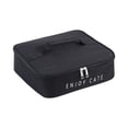 thumbnail image 2 of Bolsa térmica para almuerzo para adultos y niños | Porta bento térmico con asa | Tela Oxford a prueba de fugas para el trabajo, la escuela, la oficina y picnics | Azul, negro, gris, rojo, 2 of 6