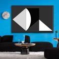 thumbnail image 2 of Cuadro Canvas Pixtreats Geométrico Blanco y Negro 60X90 cm, 2 of 4
