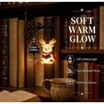 thumbnail image 4 of Christmas Bookshelf Light Decor, LED Library Lamp with 7 Colors Lighting Effects, USB Rechargeable Shelf Light for Book Nook and Home Decoration, 4 of 7