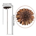 thumbnail image 5 of KGJQ Rustic Metal Flower Garden Stakes, Large Rusted Iron Flower Yard Art, 19.39 Inch Weather-Resistant Outdoor Decoration for Lawns Patio Pathway Farmhouse Ornament, 5 of 6