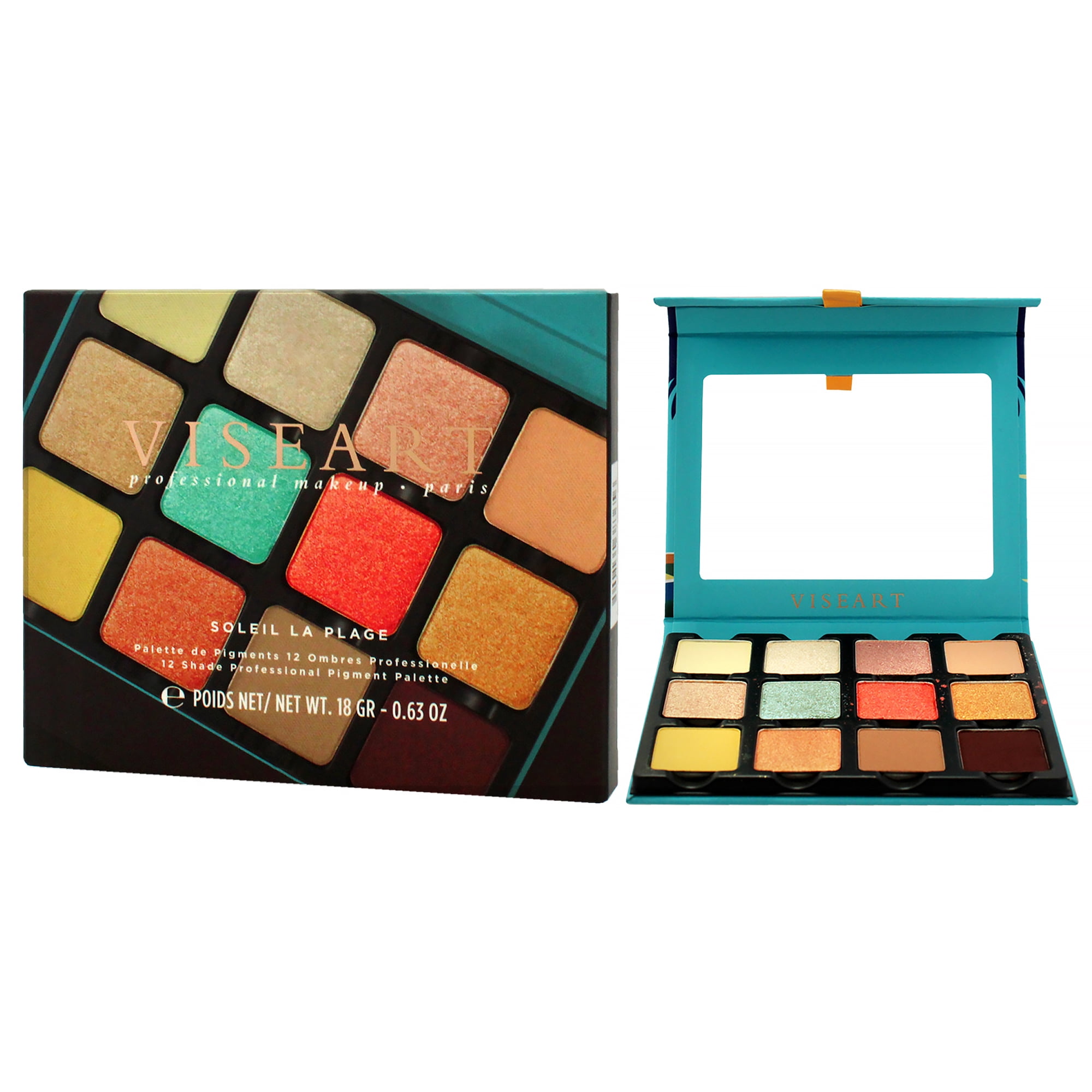 Viseart Paris Eyeshadow Palette - Soleil La Plage , 0.63 oz Eye Shadow