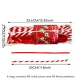 thumbnail image 3 of Cadancy 100 Pcs Christmas Pipe Cleaners Craft Kit Red and Striped Chenille Stems for DIY Decor Xmas Tree Hanging Ornaments, Wall, Window,Home Decorations Holiday Gifts Party Supplies, 3 of 8